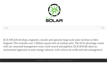 Tablet Screenshot of ecasolar.com